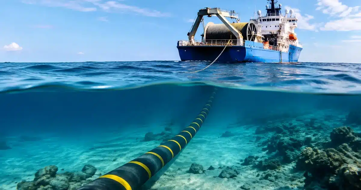 Cables sous-marins reliant l'Inde au reste du monde