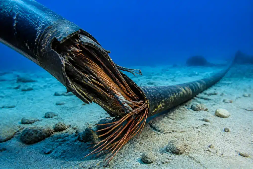 Cables sous-marins endommages menacant connexion Internet mondiale