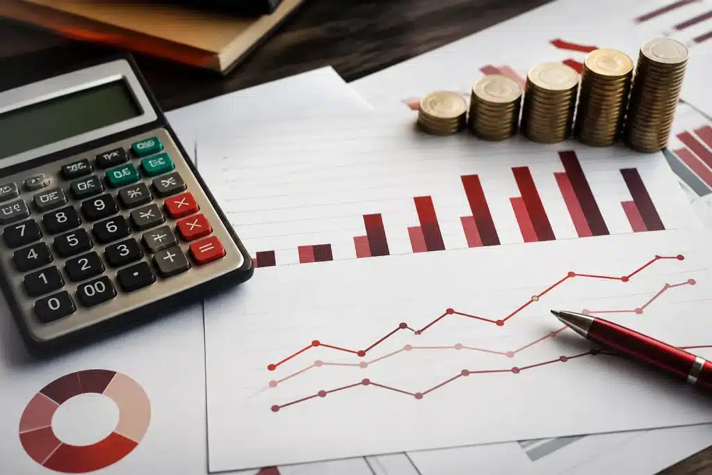 Tableau financier montrant engagements budgetaires avec chiffres en euros rouges