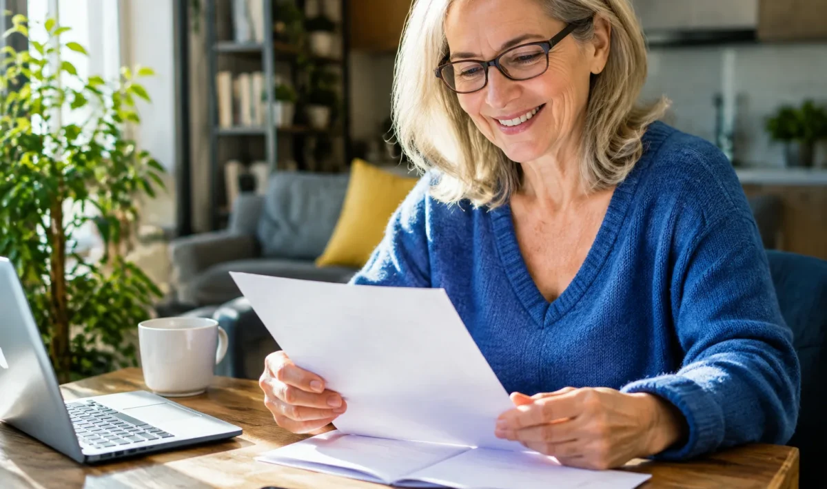 Retraite documents affichant montants de pension superieurs a deux mille euros