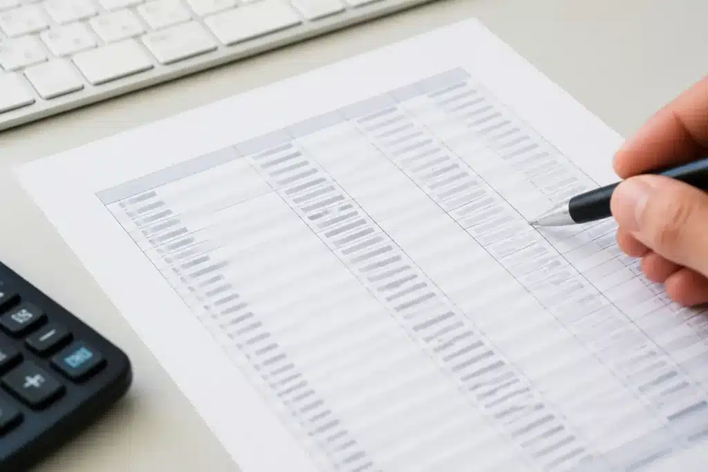Document bancaire montrant montants bruts et prélèvements détaillés